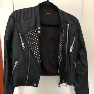 Studded Leather Jacket